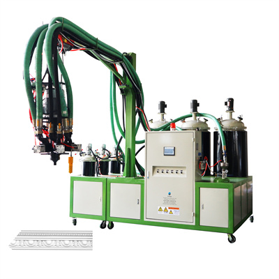 HDPE-hylsterrørsekstruderingsmaskine med PU-skummende maskine og Corona-maskine