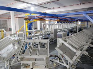 fleksibel polyurethanskum nakkestøtte pude ring produktionslinje maskine
